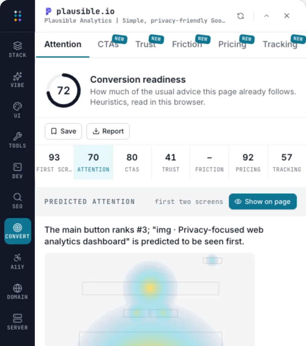 The Convert tab of the LoupeKit panel